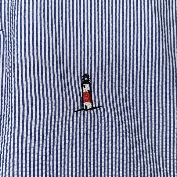 Girls 6 Piping Prints Lighthouse Dress - Picture 4 of 8